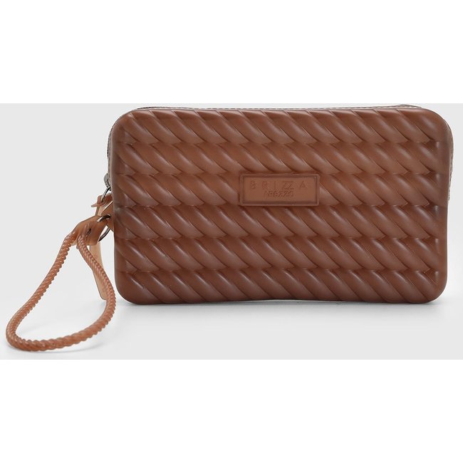 Bolsa Feminina Brizza Arezzo Texturizada Marrom
