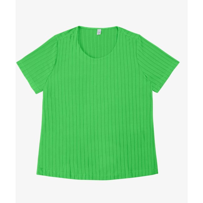 Blusa Malha Delicate Plus Infinita Cor Verde
