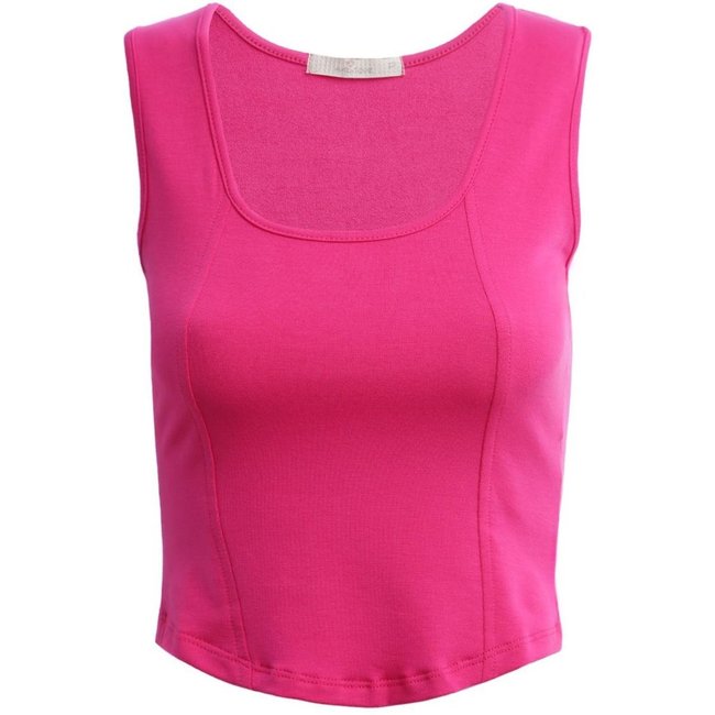 Blusa Cropped Regata Autentique Feminina PINK