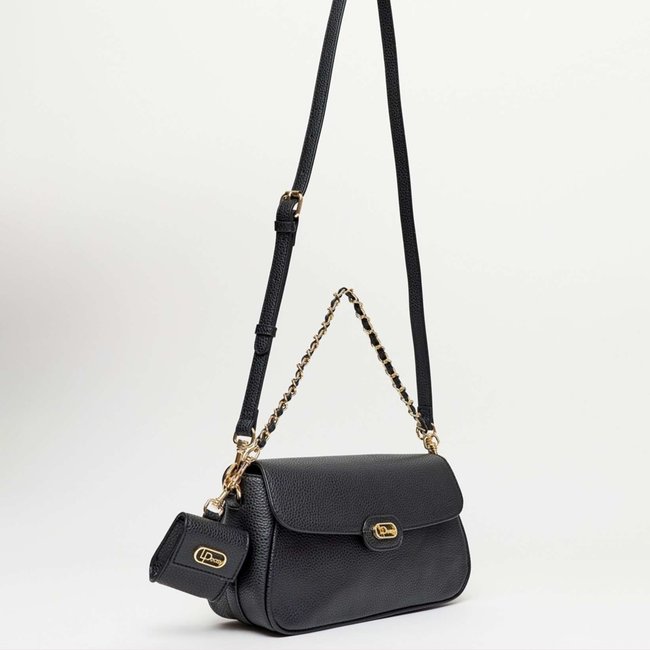 Bolsa Shoulder Easy Lança Perfume Charm Pr26 Preto Feminino
