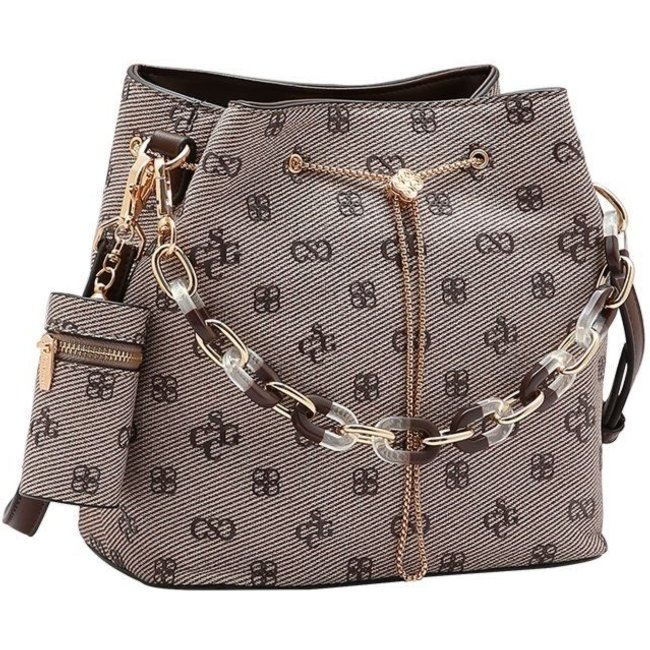 Bolsa Feminina Chenson Monograma Atemporal 3485415 Café