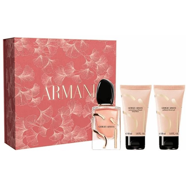 Coffret Giorgio Armani Sí Intense + Body Lotion + Shower Gel