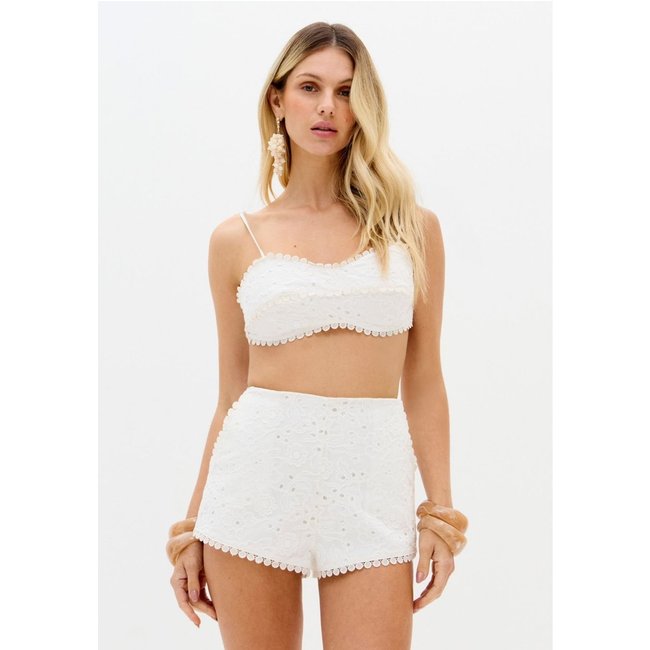 Top Cropped Com Alças Finas Lança Perfume