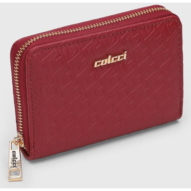 Carteira Feminina Colcci Monograma Vermelha