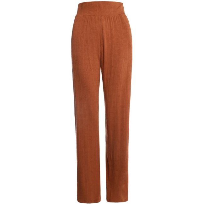 Calça Malha Wide Leg Autentique Feminina CARAMELO