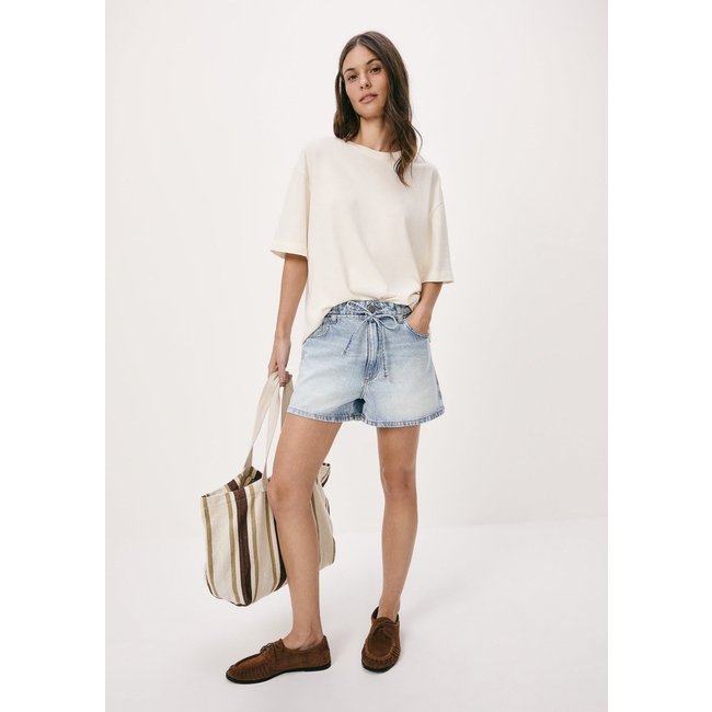Shorts Jeans Feminino Com Cordão Hering