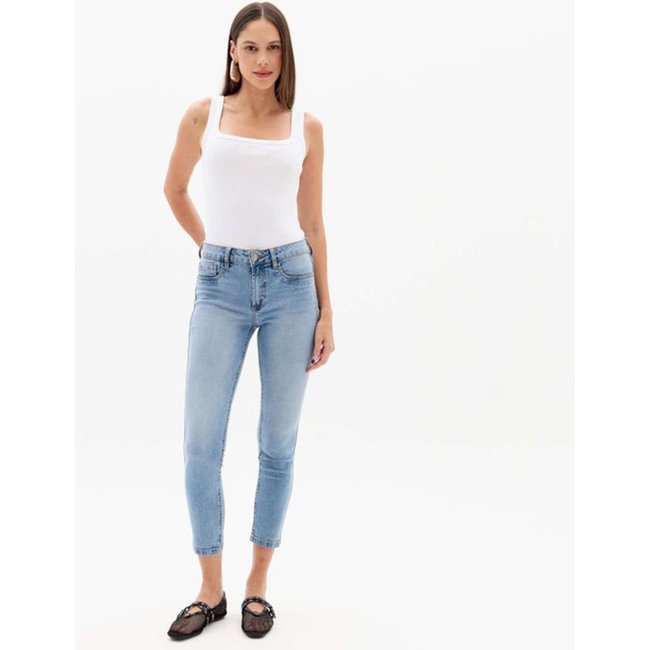 Calça Jeans Easy Lança Perfume Super High In25 Azul Feminino