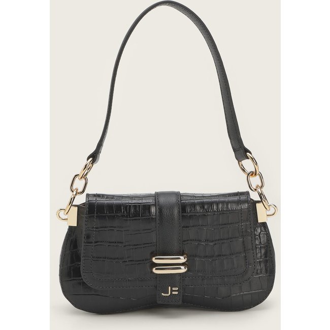 Bolsa Jorge Bischoff Croco Preta