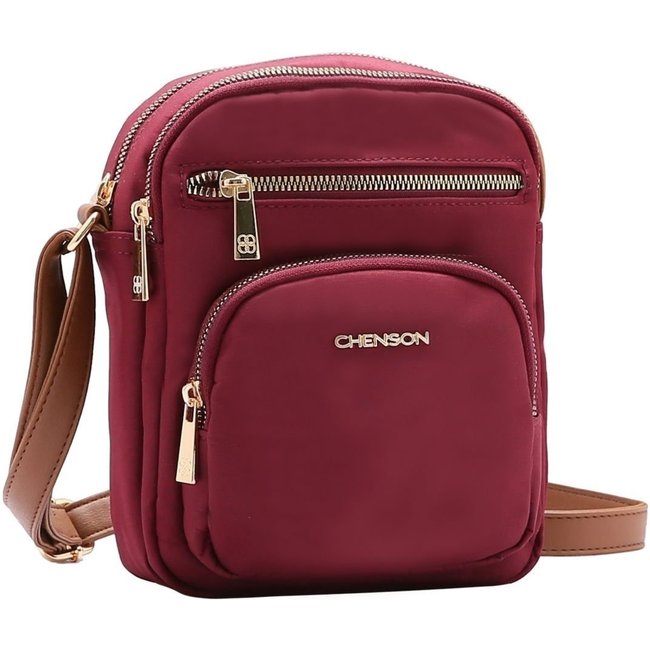 Bolsa Feminina Chenson Microfiber Vinho 3184588