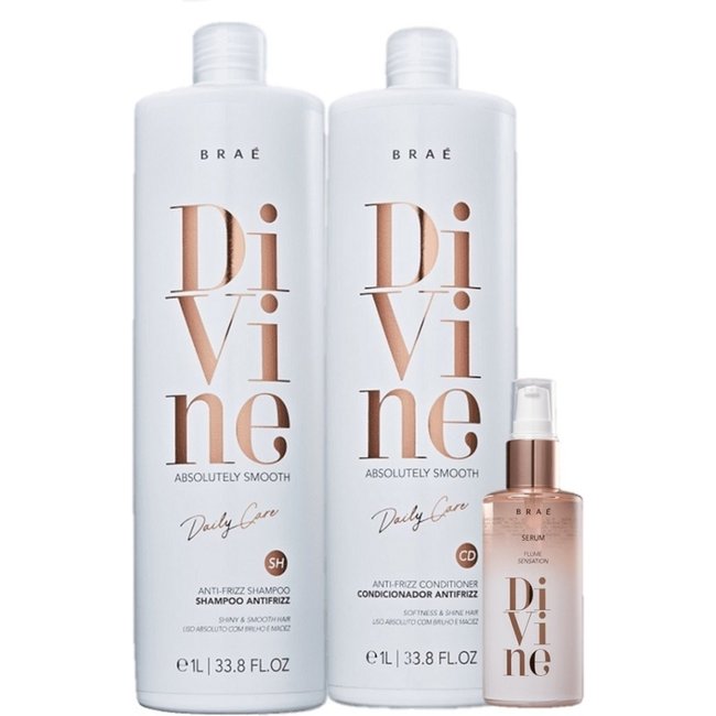 Kit BRAE Divine Acao AntiFrizz (3 Produtos)