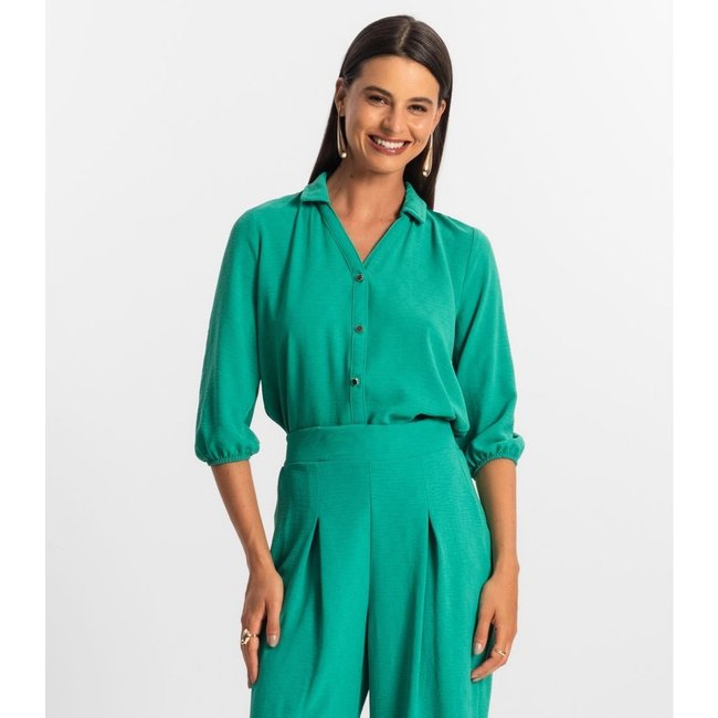 Camisa 3/4 Feminina Rovitex Verde