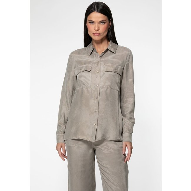 Camisa Guess Manga Longa Eco Verde