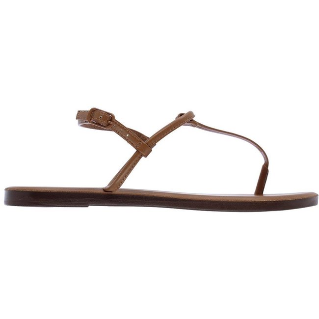 Sandália Rasteira Feminina Anacapri C30346 Caramelo