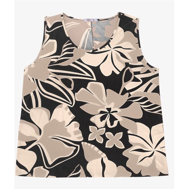 Regata Feminina Secret Glam em Viscotorcion Preto