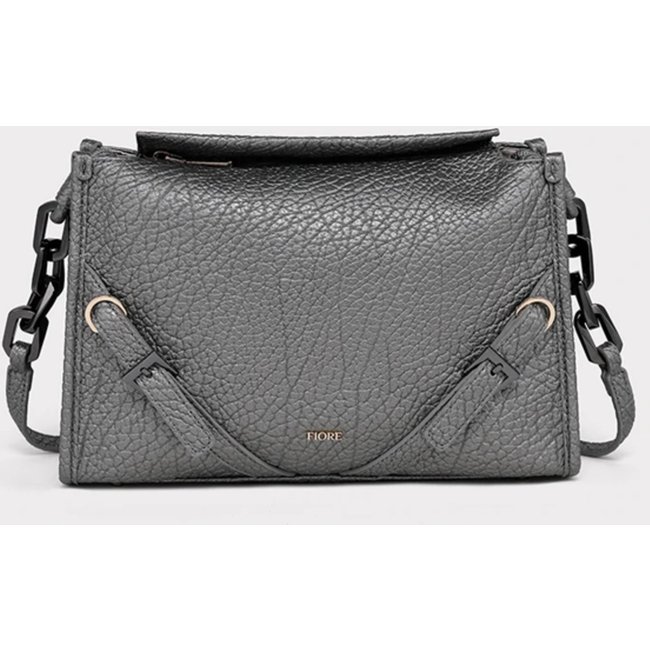 Bolsa Giulia Grafite Metalizado