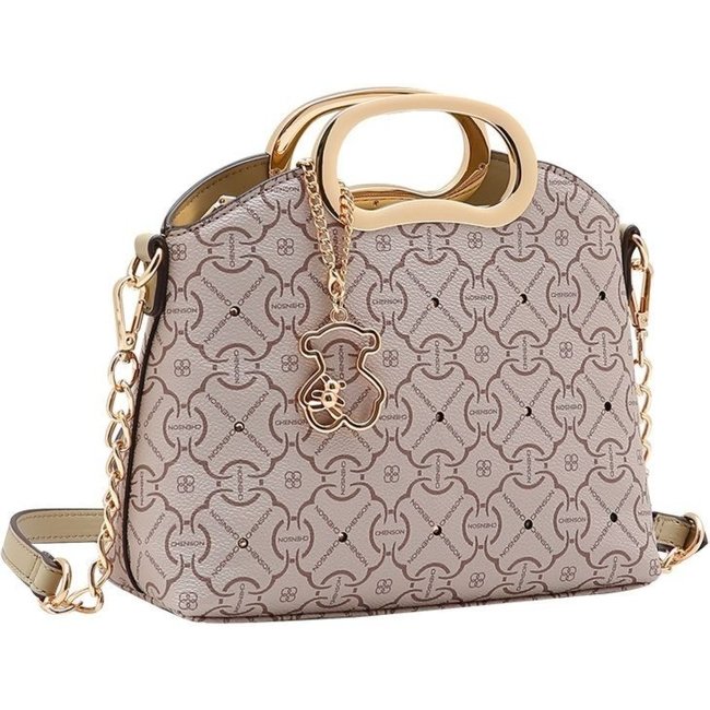 Bolsa Feminina Chenson Classic Cristal Casual e Social Original 3485364 Natural