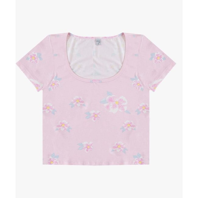 Blusa Feminina em Malha Visco Infinita Cor Rosa