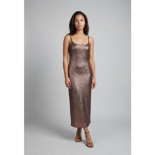 Vestido Feminino Lança Perfume Alças Finas Rosê