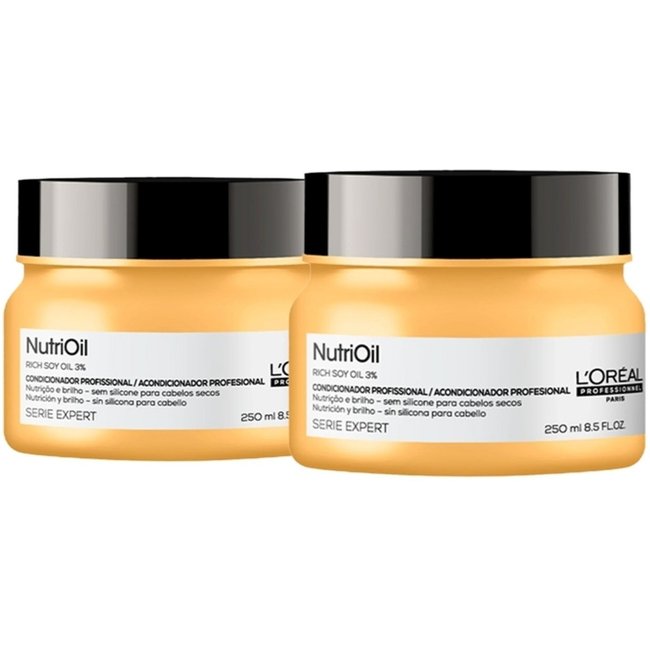 Kit L'Oréal Professionnel NutriOil - Máscara Capilar 250ml (2 unidades)