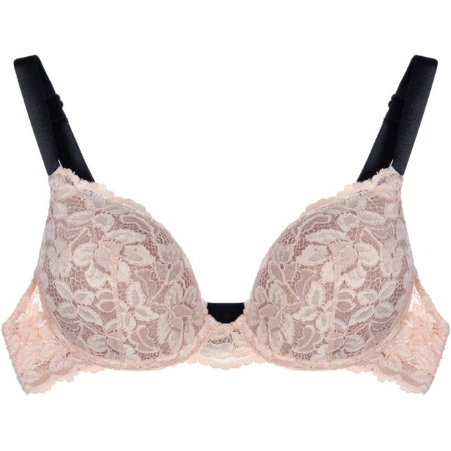 Sutiã Push Up Renda Fiorella JOGE Fio Rosa