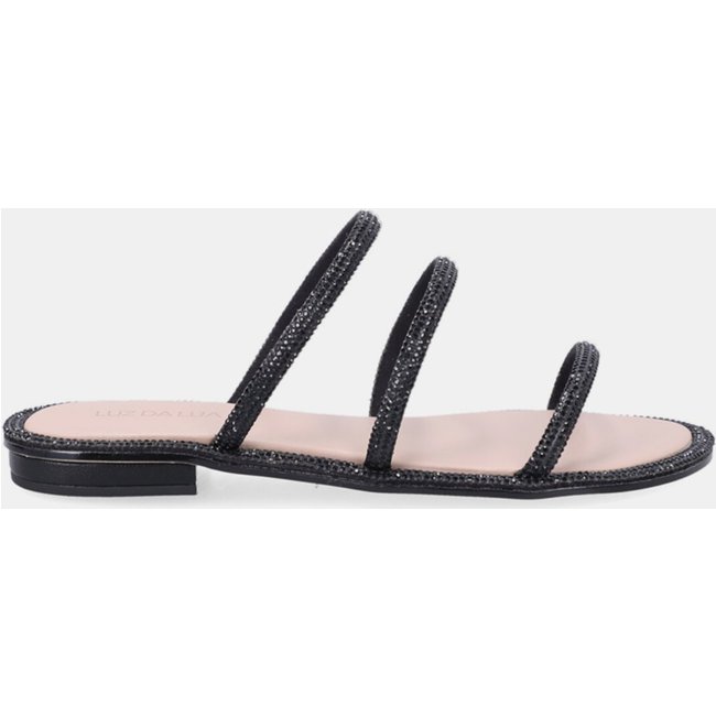 Chinelo Couro Luz Da Lua 80150001 Luz Da Lua Preto