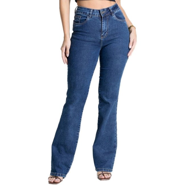 Calça Jeans Sawary Boot Cut - 281320 - Azul - Sawary