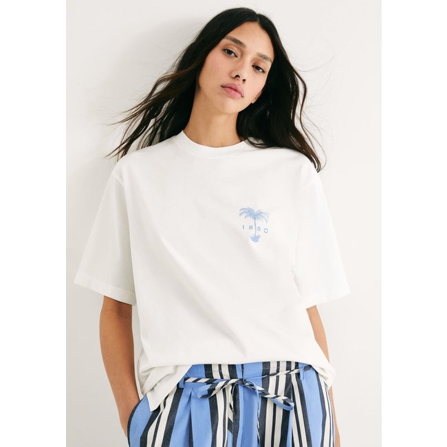 Camiseta Feminina Oversized Com Estampa Hering