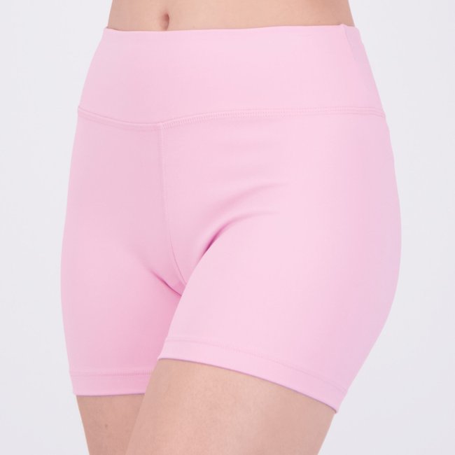 Shorts Fila Flat Life Feminino Rosa e Branco