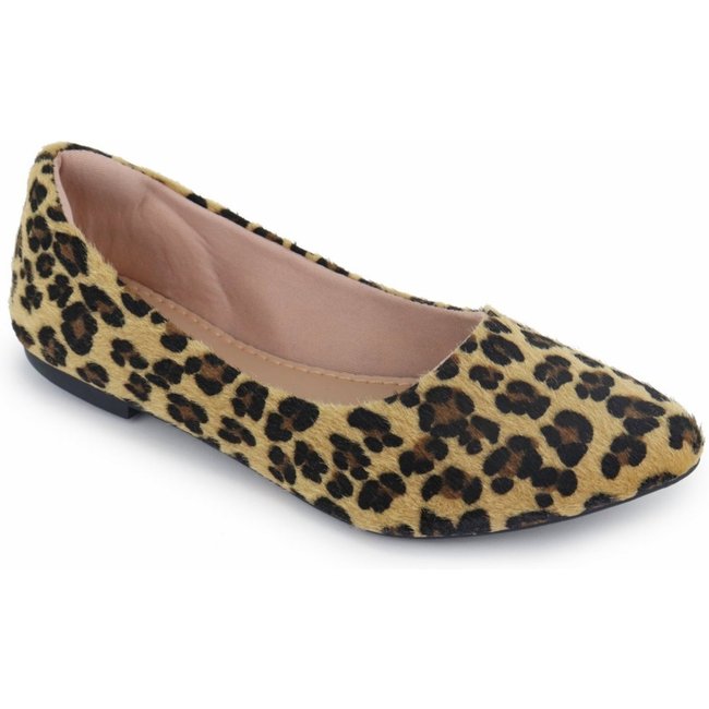 Sapatilha Feminina Confortável Animal Print Onça Oncinha