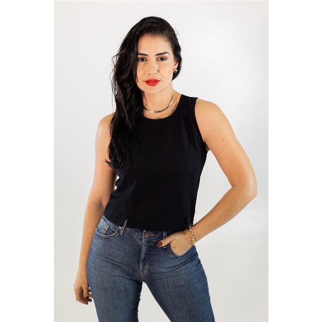 Blusa Feminina Viscose Alfaiataria Nude Preta Verde Anticorpus