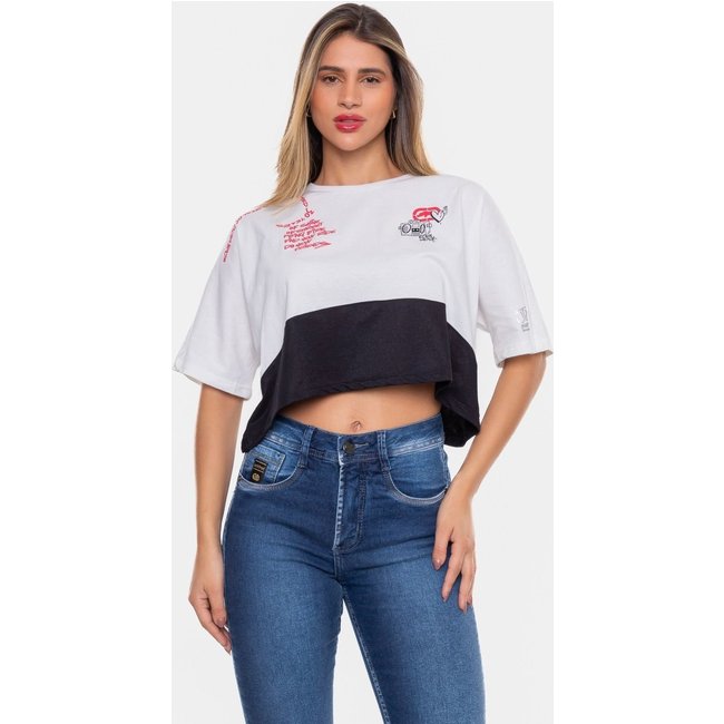 Camiseta Ecko Oversized Feminina Especial 30 Anos Branca