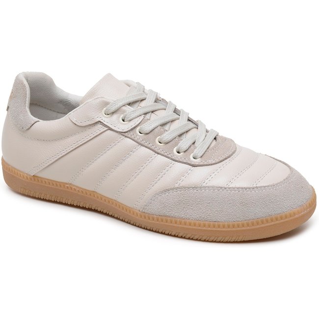 Tênis Feminino Couro Legítimo Amanda Estilo Casual Ultra Resistente Confortável Macio Gelo