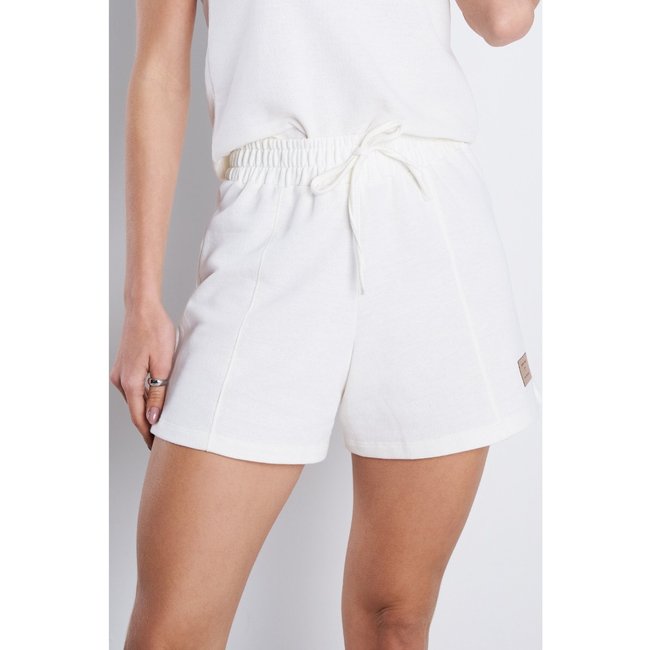 Short Feminino MeuJeans Sandy Moletinho Off White