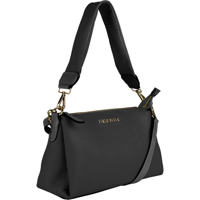 Bolsa feminina Linea Bella em couro 5136 Preto