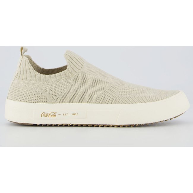 Tênis Coca Cola Stamp Capri Feminino Off White