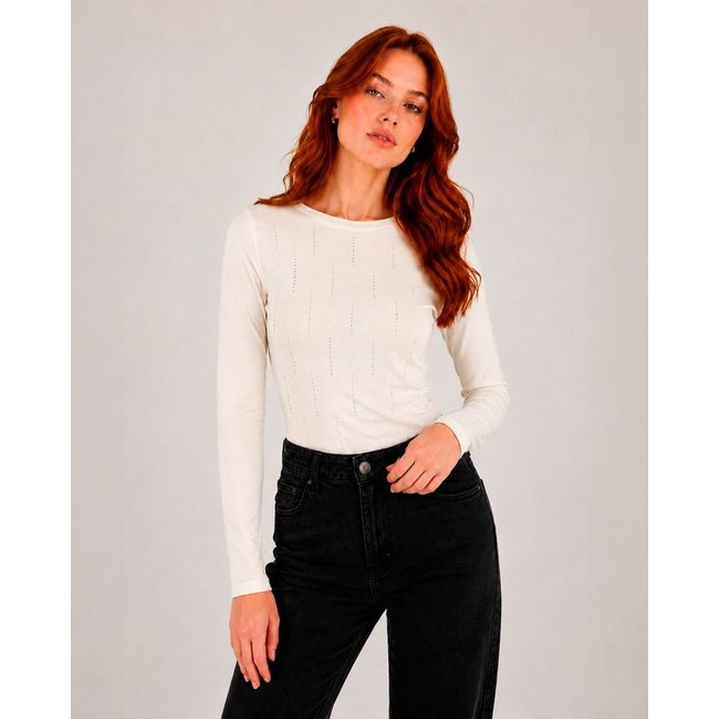 Sueter Gola Alta com Aplicação 90655 Off White 206oz