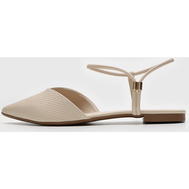 Sapatilha Slingback cê Ajuste Bege