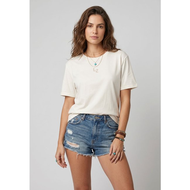 Blusa Feminina Lez a Lez Malha Penteada Branca