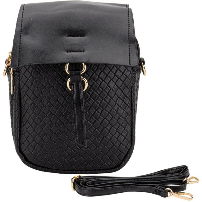 Bolsa Feminina Transversal Fuseco Wbft81004 7938104 Preto