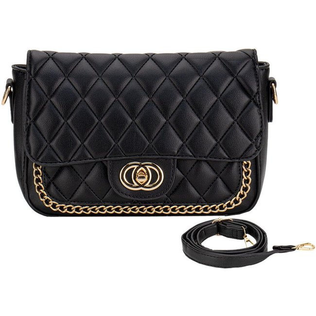 Bolsa Feminina Transversal Fuseco Wbft84232 7934232 Preto