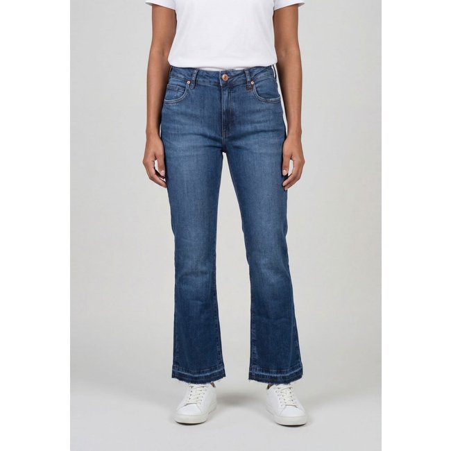 Calça Feminina Forum Bootcut Cropped Jeans Azul