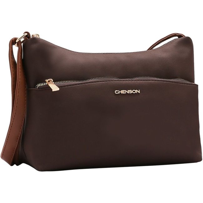 Bolsa Feminina Chenson Microfiber Café 3184590