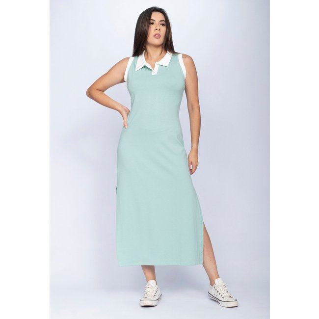 Vestido CabanaFree Midi Regata Polo Verde
