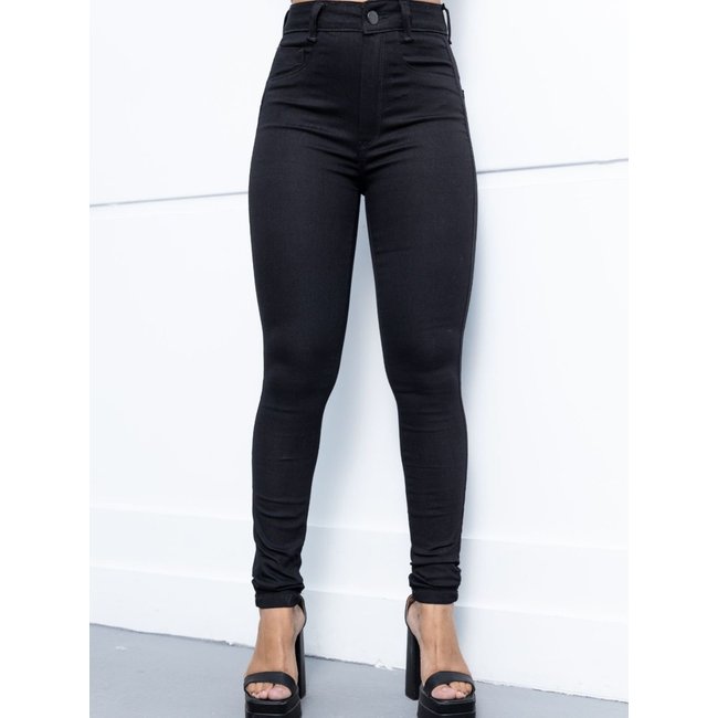 Calça Jeans Skinny Feminina Dra Maia Preta