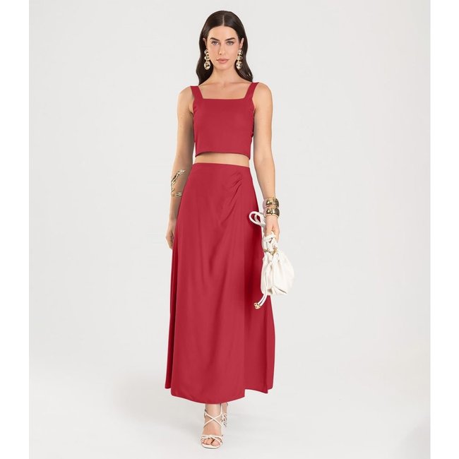 Top Liso Feminino Dianna Vermelho