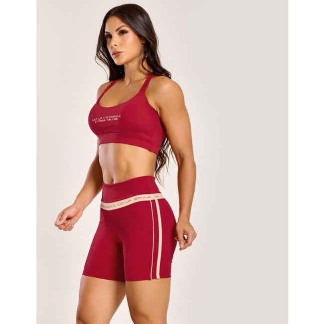 Short Get Up Maçã Vermelha Poliamida Donna Carioca