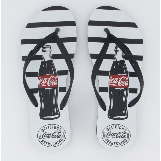 Chinelo Coca Cola Delicious Feminino Preto