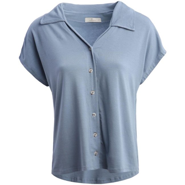 Camisa Manga Curta Autentique Feminina AZUL CLARO