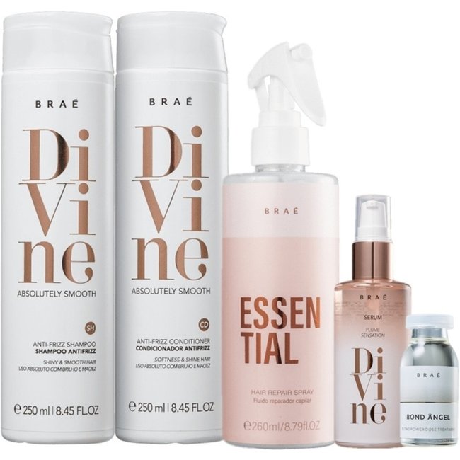 Kit Brae Divine Bond Power Home Care (5 Produtos)