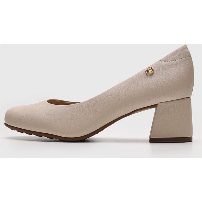 Scarpin Modare Liso Bege